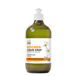 Жидкое мыло для кухни EcoPlant For Home с нейтрализатором запахов, 650 мл