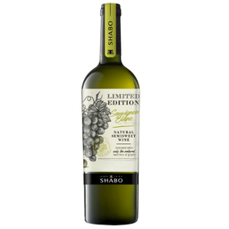 Вино Shabo Limited Edition Совіньйон Блан, біле, напівсолодке, 10,2%, 0,75 л