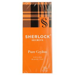 Чай черный Sherlock Secrets Pure Ceylon цейлонский, 25 пакетиков (920157)