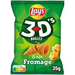 Чипсы Lay's 3D'S Bugles со вкусом сыра 35 г (919404)