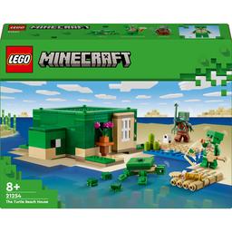 Конструктор LEGO Minecraft Пляжний будинок у формі черепахи 234 деталі (21254)