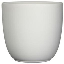 Кашпо Edelman Tusca pot round, 19,5 см, белое (144257)