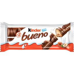 Батончик Kinder Bueno Е-2 шоколадно-вафельний 43 г (6327)