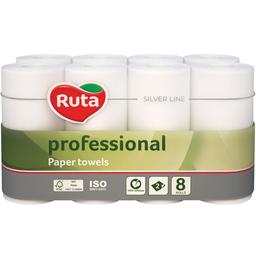 Бумажные полотенца Ruta Professional, двухслойные, 8 рулонов