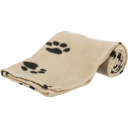 Підстилка для собак Trixie Beany Blanket,, флісовий, з лапками, 100х70 см, бежевий