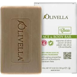 Мило для обличчя та тіла Olivella на основі оливкової олії, 100 г
