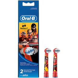 Змінні насадки для електричних зубних щіток Oral-B Stage Power/EB10 Incredibles 2, 2 шт.