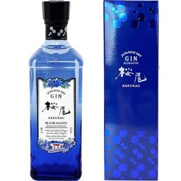 Джин Sakurao Japanes Dry Gin Hamagou, 47%, 0,7 л, в подарочной упаковке