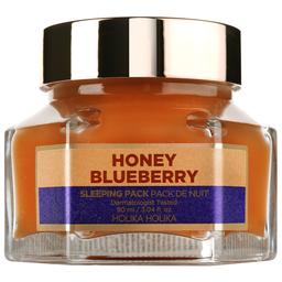 Ночная маска Holika Holika Honey Sleeping Pack Blueberry Honey Мед и голубика, 90 мл