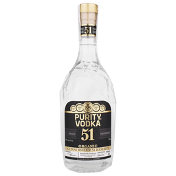 Водка Purity Distillery Vodka Connoisseur 51 Premium, 40% 0,75 л