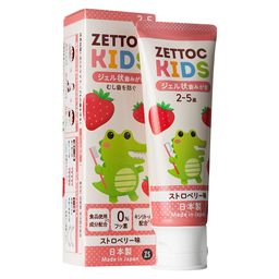 Детская зубная паста Zettoc Nippon Style Kids Strawberry, со вкусом клубники, 60 г (4582118955305)