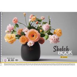Альбом для рисования Star Цветы в вазе, 30 листов (PB-SC-030-459)