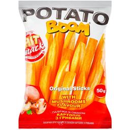 Палички Potato Boom зі смаком картоплі з грибами 50 г (911685)
