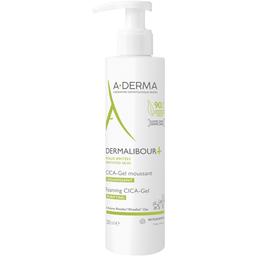 Очищувальний гель-пінка для подразненої шкіри A-Derma Dermalibour + Repairing CICA-Cream, 200 мл (240499)
