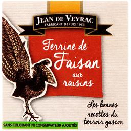 Террін Jean de Veyrac із фазана з родзинками 65 г (846439)