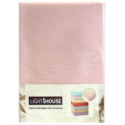 Простыня на резинке LightHouse, двуспальная, 160х200, темно-розовый (2200000546531)