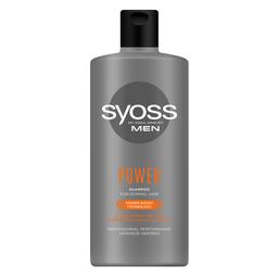 Шампунь Syoss Power Men з Кофеїном, для нормального волосся, 440 мл