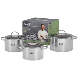 Набор кастрюль Krauff Grand Chef, 6 предметов (26-308-005)