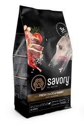 Сухий корм для собак всіх Savory All Breeds rich in Fresh Duck&Rabbit, зі свіжим м'ясом качки і кроликом, 3 кг