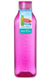 Бутылка для воды Sistema, квадратная, 1 л, розовый (890-3 pink)