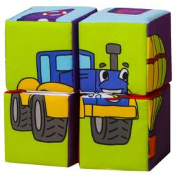 Набор мягких кубиков Масик Конструктор Транспорта (МС 090501-01)