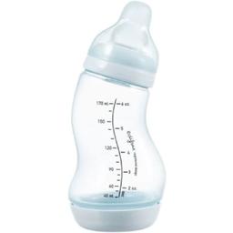 Антиколікова пляшечка для годування Difrax S-bottle Natural Ice із силіконовою соскою 170 мл (705 Ice)