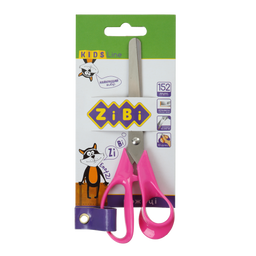 Ножиці дитячі ZiBi Kids line, з пластиковими 3D-ручками, рожевий (ZB.5014-10)