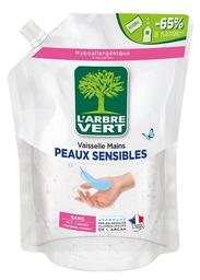 Жидкость для мытья посуды L'Arbre Vert Чувствительная кожа, запасной блок, 1 л
