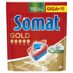 Таблетки для мытья посуды в посудомоечной машине Somat Gold, 90 таблеток