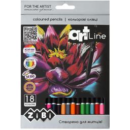 Олівці кольорові ZiBi Art Line 18 шт. (ZB.2433)