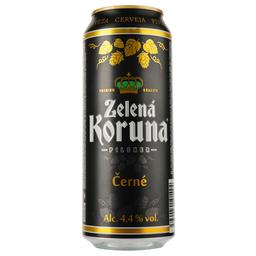 Пиво Zelena Koruna Cerne, темне, 4,4%, з/б, 0,5 л (812947)