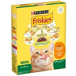 Сухой корм для домашних кошек Friskies, с курицей, 270 г