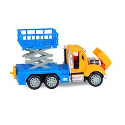 Машинка Driven Micro Вантажівка-підйомник, синій з жовтим (WH1074Z)