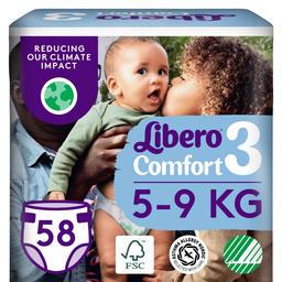 Підгузки Libero Comfort 3 (5-9 кг), 58 шт. (84005)