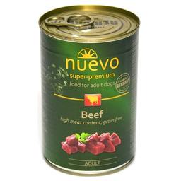 Вологий корм для дорослих собак Nuevo Adult, з яловичиною, 800 г (95005 (804))