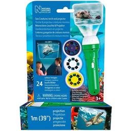 Ліхтарик-проектор Brainstorm Toys Мешканців морів, 3 диски, 24 зображення (N5132)
