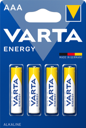 Батарейка Varta Energy AAA Bli 4 Alkaline, 4 шт. (4103229414)