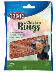 Ласощі для собак Trixie Chicken Rings, з куркою, 100 г