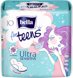 Гігієнічні прокладки Bella for Teens Ultra Sensitive, 10 шт.