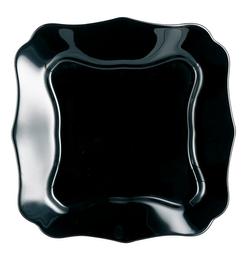 Тарілка десертна Luminarc Authentic Black, 20,5х20,5 см (6203960)
