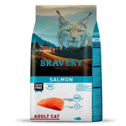 Сухий корм для котів Bravery Salmon Adult Cat, з лососем, 7 кг (7630 BR SALM _7 KG)