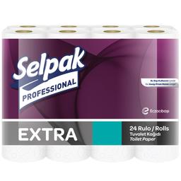 Папір туалетний Selpak Professional Extra двошаровий 24 рулони