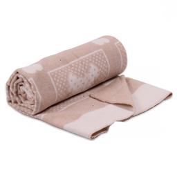 Одеяло-плед детское Vladi Барни, 140х100 см, розовый (2200000017338)