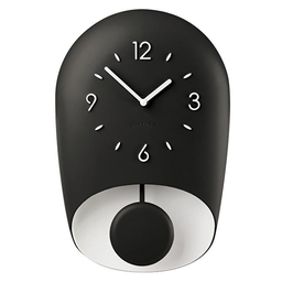 Часы настенные Guzzini Home с маятниковым колоколом, 33х22х8 см, черный (168604209)