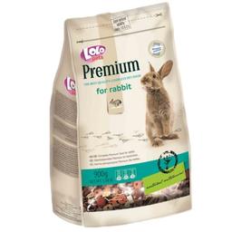 Повседневный корм для кролика Lolopets Premium, 900 г (LO-70122)