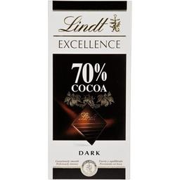 Шоколад Lindt Excellence швейцарський 70% какао, 100 г (389621)