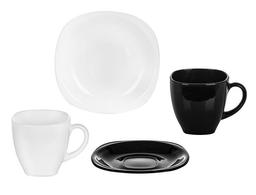 Сервіз чайний Luminarc Carine Black&White, 12 предметів (5482617)