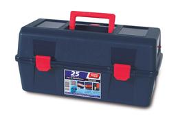 Ящик пластиковый для инструментов Tayg Box 25 Caja htas, с 2 органайзерами, 40х20,6х18,8 см, синий (125003)