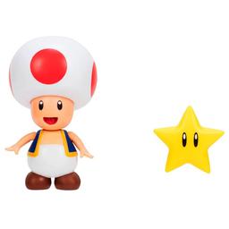 Ігрова фігурка Super Mario Тоад, з артикуляцією, 10 см (40826i)
