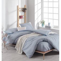 Комплект постельного белья Eponj Home Paint D.Boya K.Gri, ранфорс, евростандарт, серый, 4 предмета (svt-2000022293471)